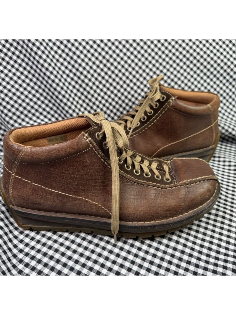 Dr Martens Chukka Boots Brown Leather Vintage 8B47 Mens US 10 UK 9 EU 43 Oxford